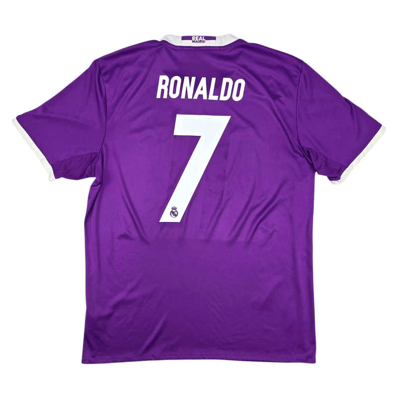 2016/17 Real Madrid Away Football Shirt (L) Adidas 7 Ronaldo - Football Finery - FF302464