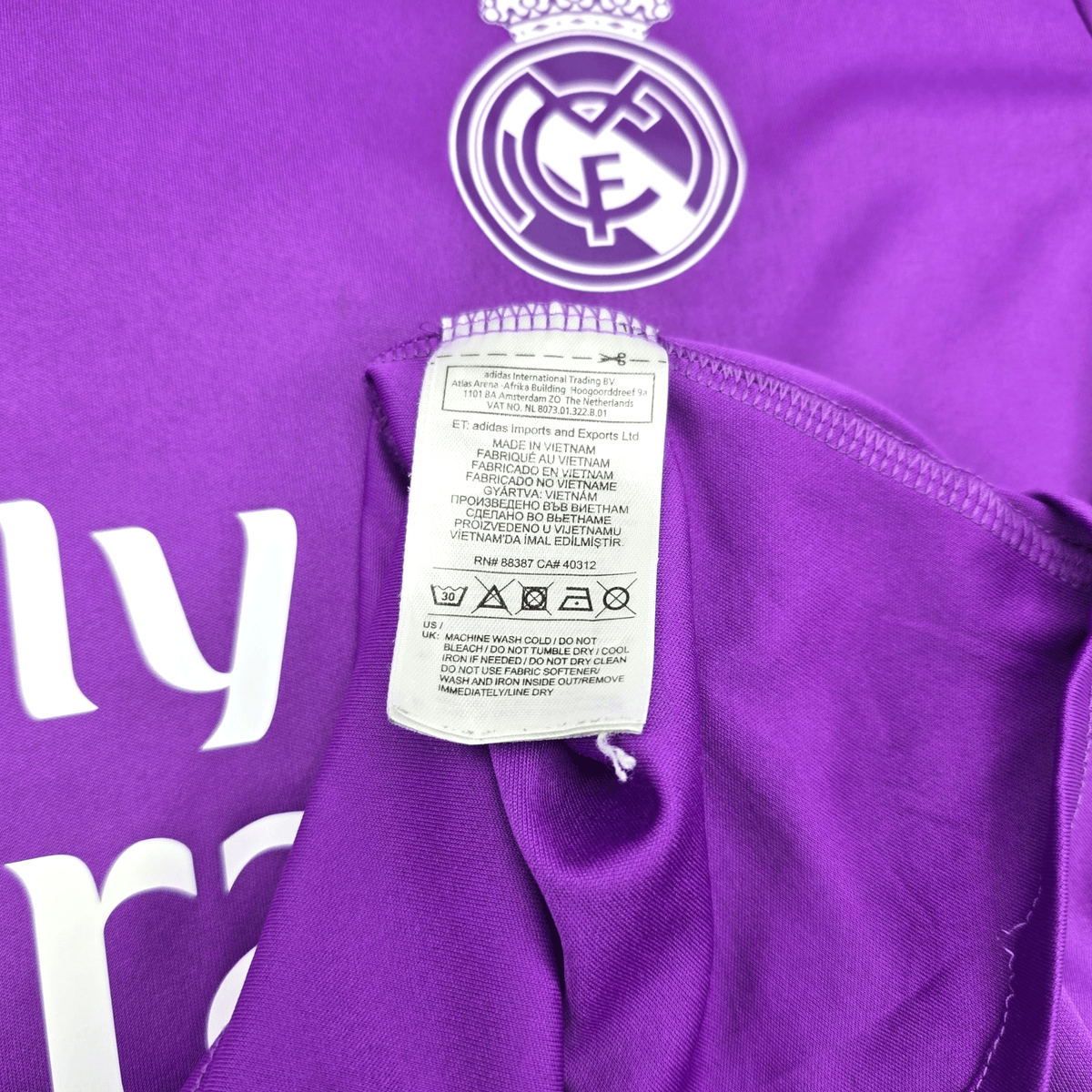 2016/17 Real Madrid Away Football Shirt (L) Adidas 7 Ronaldo - Football Finery - FF302464