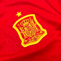 2016/17 Spain Home Football Shirt (L) Adidas 6 A.Iniesta - Football Finery - FF303665