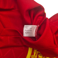 2016/17 Spain Home Football Shirt (L) Adidas 6 A.Iniesta - Football Finery - FF303665