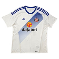 2016/17 Sunderland Away Football Shirt (XL) Adidas 18 Defoe - Football Finery - FF306031