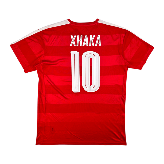 2016/17 Switzerland Home Football Shirt (L) Puma 10 Xhaka - Football Finery - FF302867