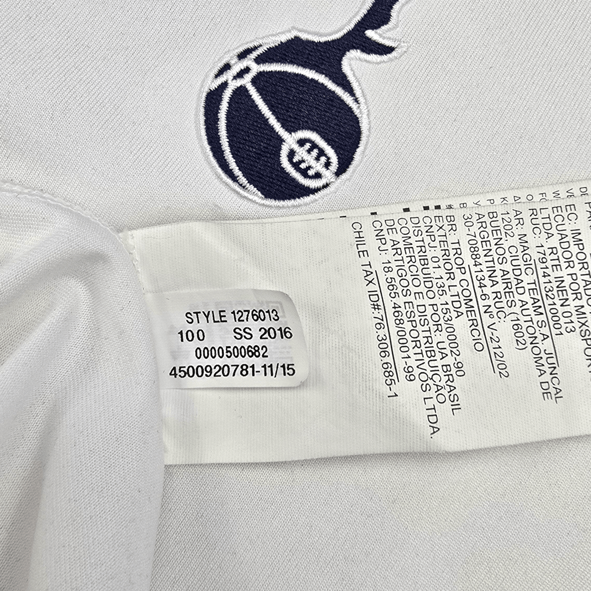 2016/17 Tottenham Hotspur Home Football Shirt (XL) Under Armour #10 Kane - Football Finery - FF204493