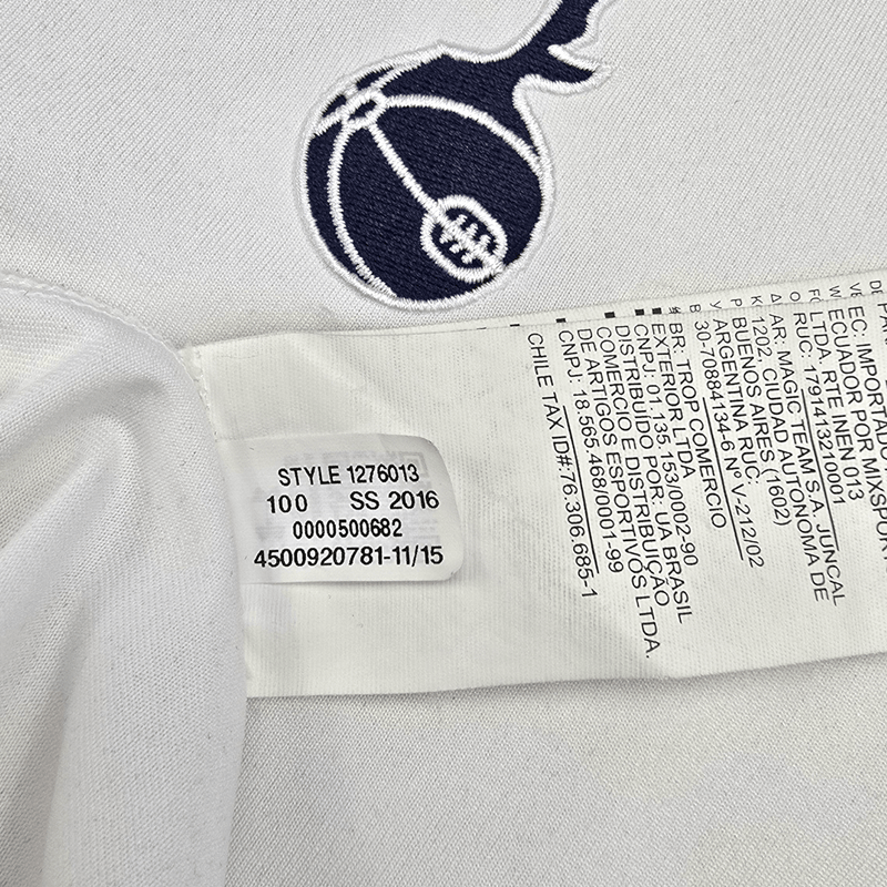 2016/17 Tottenham Hotspur Home Football Shirt (XL) Under Armour #10 Kane - Football Finery - FF204493