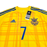 2016/17 Ukraine Home Football Shirt (L) Adidas 7 Yarmolenko (BNWTs) - Football Finery - FF302259