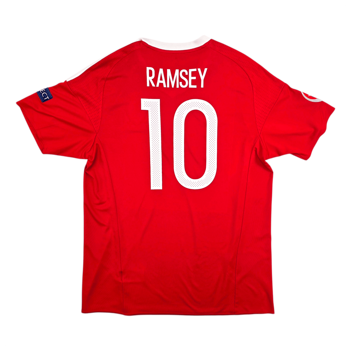 2016/17 Wales Home Football Shirt (L) Adidas 10 Ramsey - Football Finery - FF303393