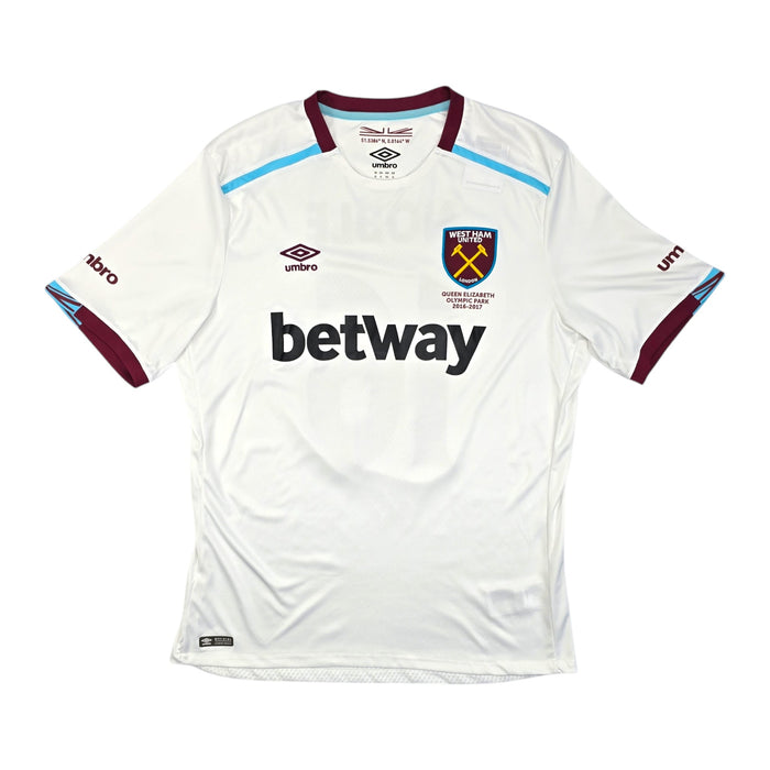 2016/17 West Ham United Away Football Shirt (XL) Umbro #16 Noble - Football Finery - FF204334