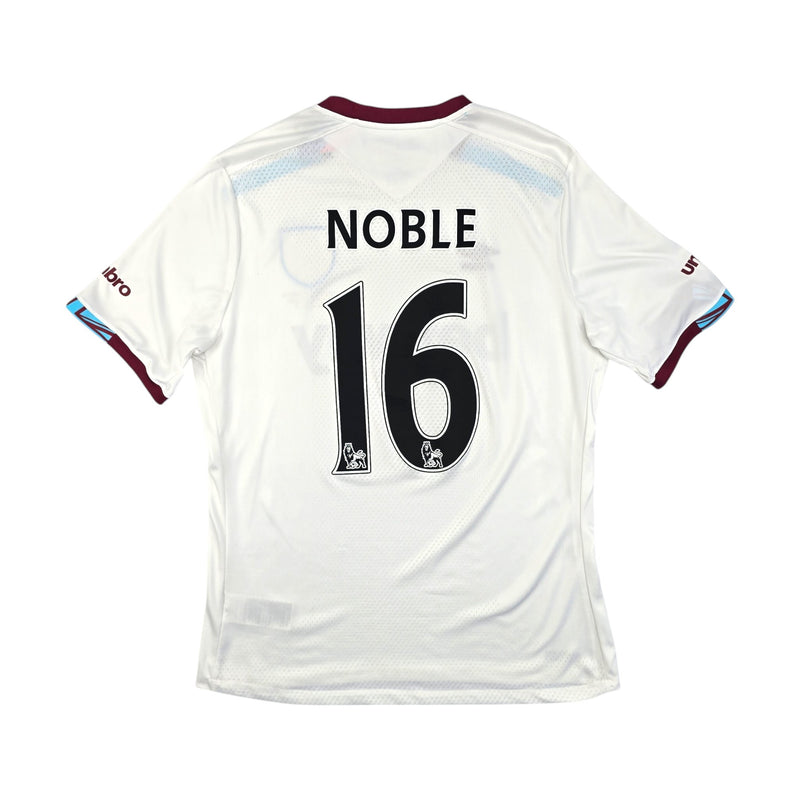 2016/17 West Ham United Away Football Shirt (XL) Umbro #16 Noble - Football Finery - FF204334