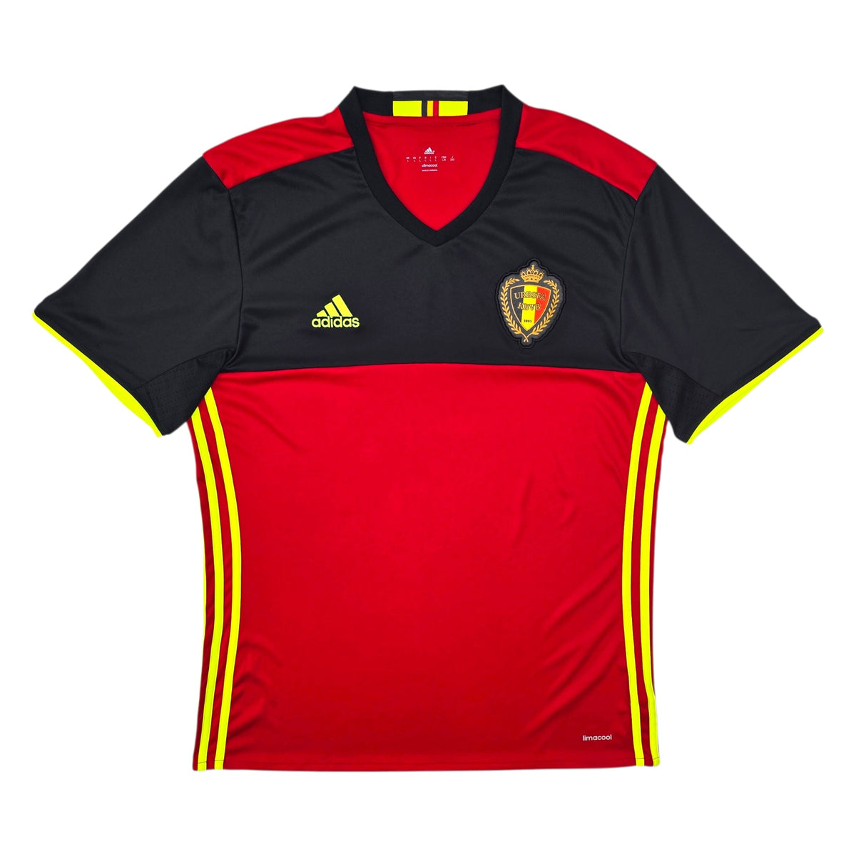 2016/18 Belgium Home Football Shirt (L) Adidas - Football Finery - FF305243