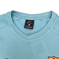 2017/18 Barcelona Away Football Shirt (M) Nike 10 Messi - Football Finery - FF302474