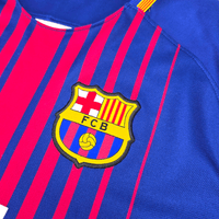 2017/18 Barcelona Home Football Shirt (M) Nike 8 Iniesta - Football Finery - FF302357