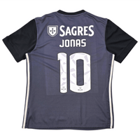 2017/18 Benfica Away Football Shirt (M) Adidas 10 Jonas - Football Finery - FF305874