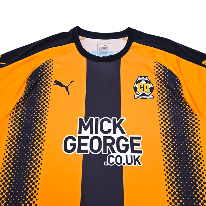 2017/18 Cambridge United Home Football Shirt (2XL) Puma - Football Finery - FF305555