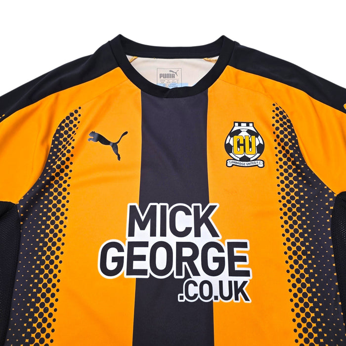 2017/18 Cambridge United Home Football Shirt (M) Puma - Football Finery - FF306266