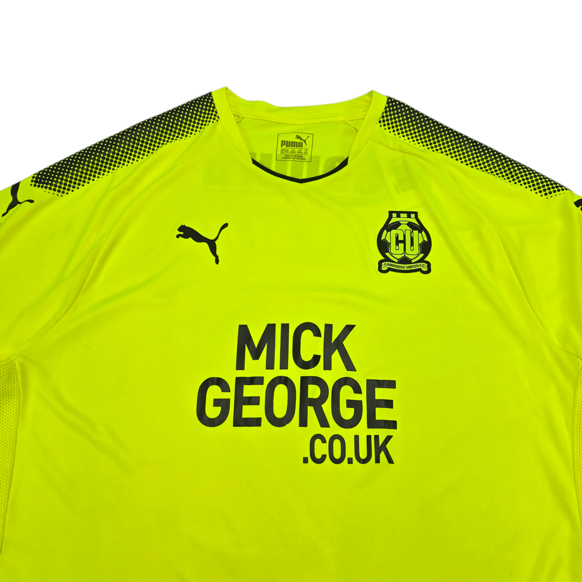2017/18 Cambridge United Third Football Shirt (2XL) Puma 2 Halliday - Football Finery - FF303360