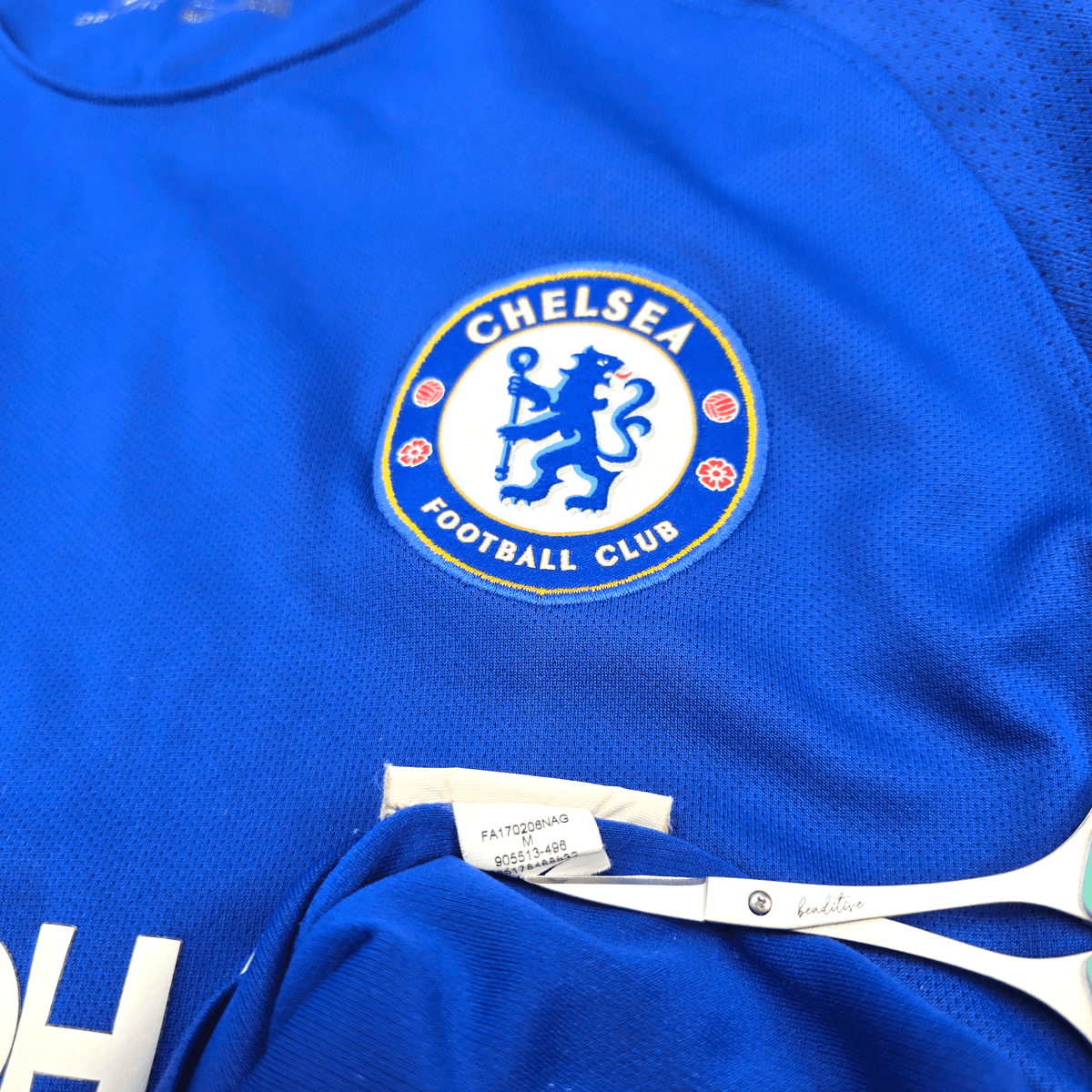 2017/18 Chelsea Home Football Shirt (M) Nike 10 Hazard - Football Finery - FF301438