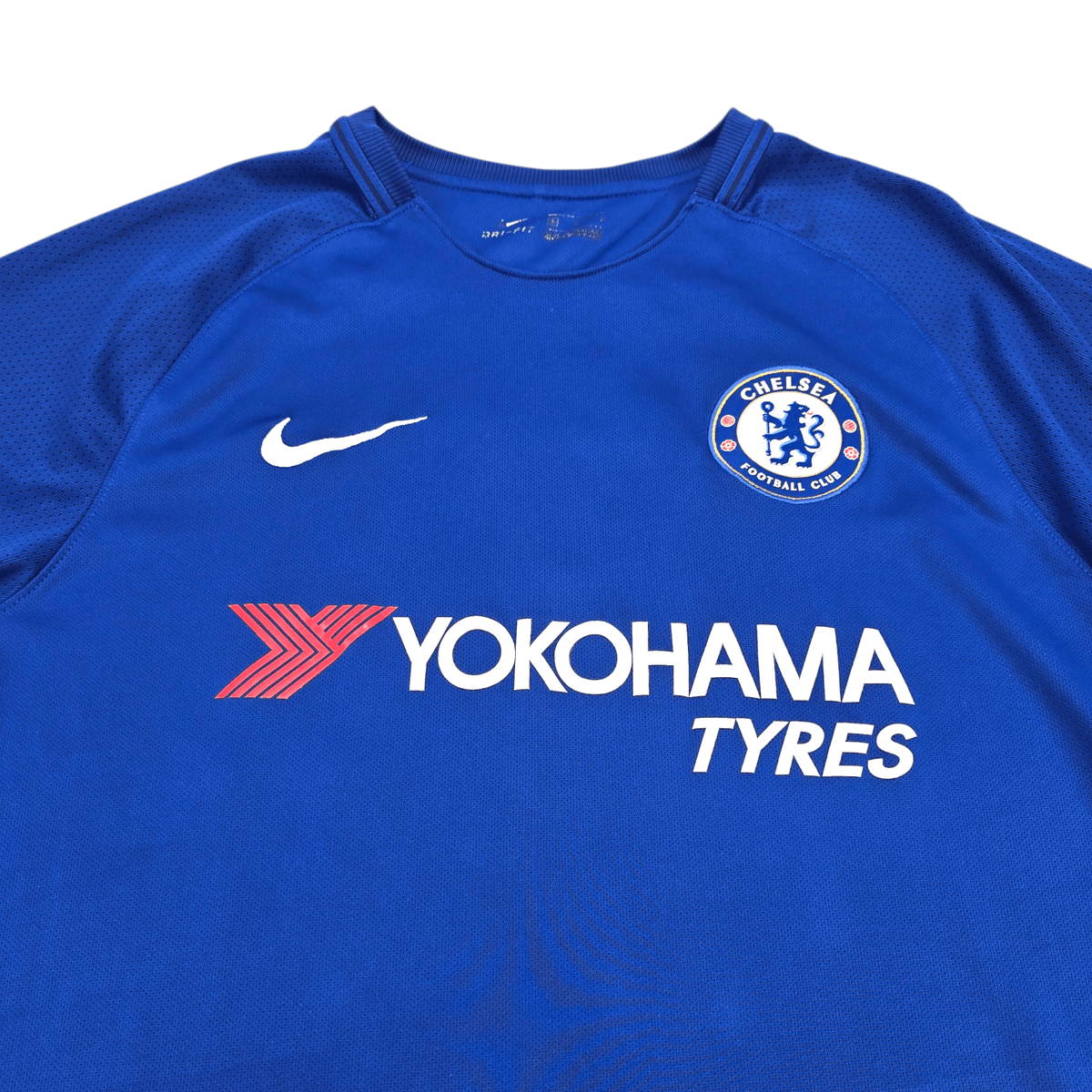 2017/18 Chelsea Home Football Shirt (M) Nike 10 Hazard - Football Finery - FF301438