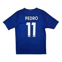 2017/18 Chelsea Home Football Shirt (M) Nike 11 Pedro - Football Finery - FF300949