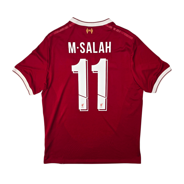 2017/18 Liverpool Home Football Shirt (M) New Balance 11 M.Salah - Football Finery - FF301090