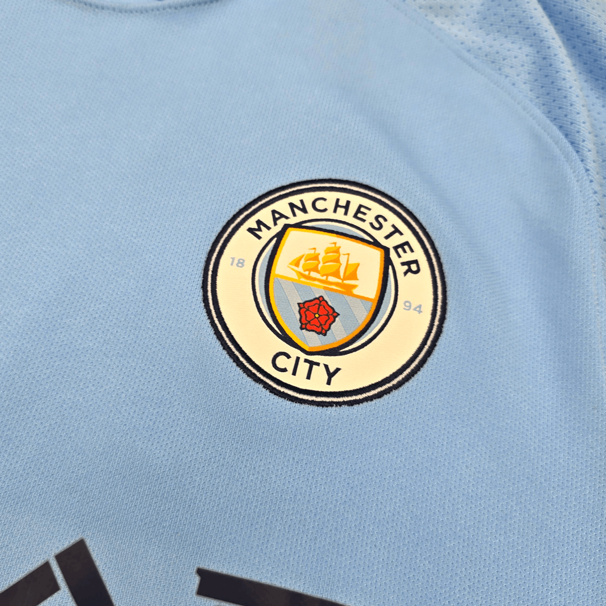 2017/18 Manchester City Home Football Shirt (M) Nike 17 De Bruyne - Football Finery - FF302662