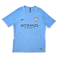 2017/18 Manchester City Home Football Shirt (XL) Nike 8 Gundogan (Player Version) - Football Finery - FF306091