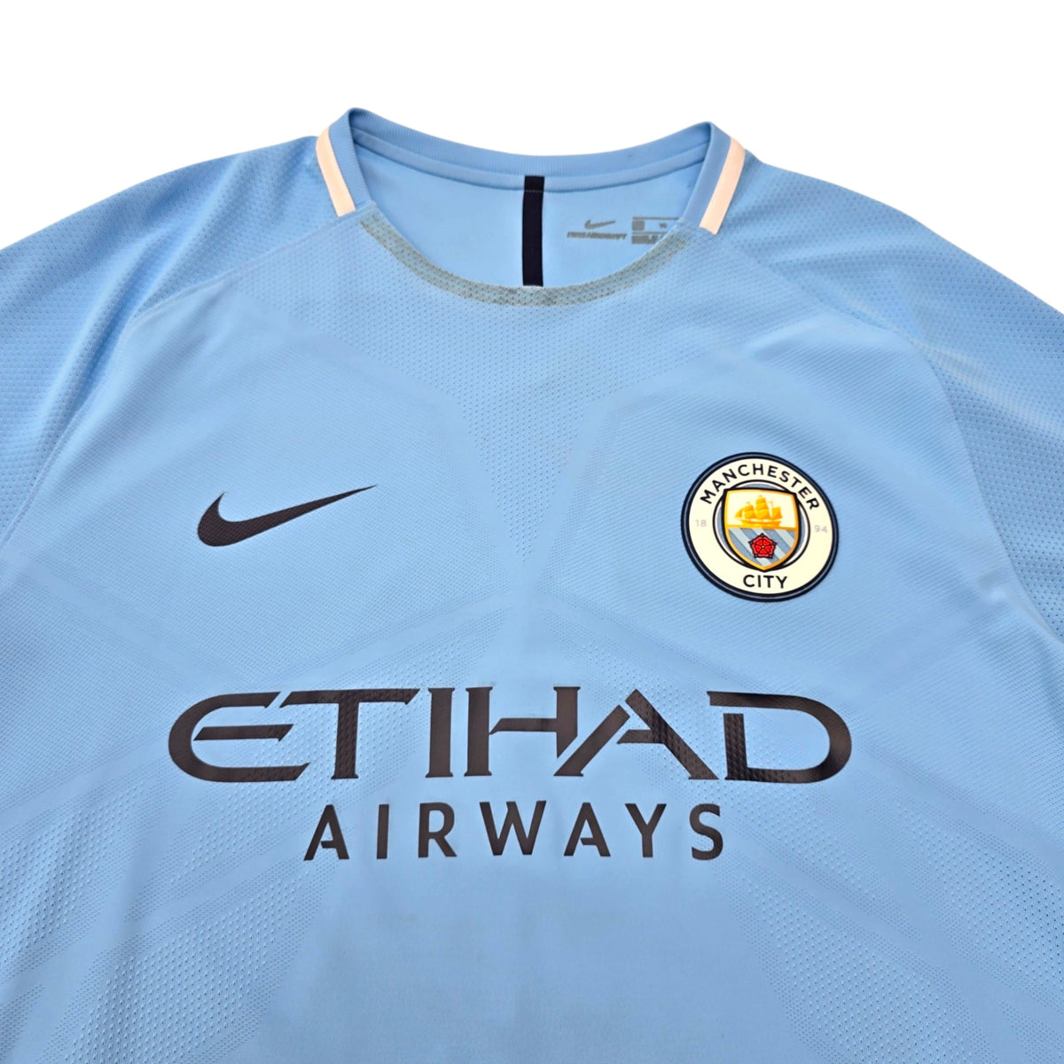 2017/18 Manchester City Home Football Shirt (XL) Nike 8 Gundogan (Player Version) - Football Finery - FF306091