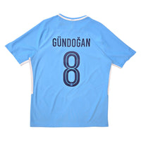 2017/18 Manchester City Home Football Shirt (XL) Nike 8 Gundogan (Player Version) - Football Finery - FF306091