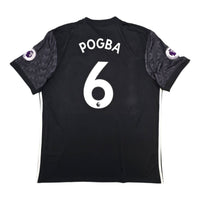 2017/18 Manchester United Away Football Shirt (XL) Adidas 6 Pogba - Football Finery - FF307087