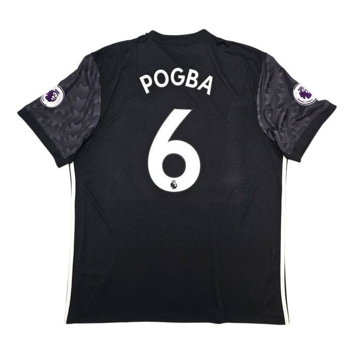 2017/18 Manchester United Away Football Shirt (XL) Adidas 6 Pogba - Football Finery - FF307087