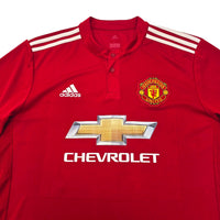 2017/18 Manchester United Home Football Shirt (L) Adidas 6 Pogba - Football Finery - FF304421