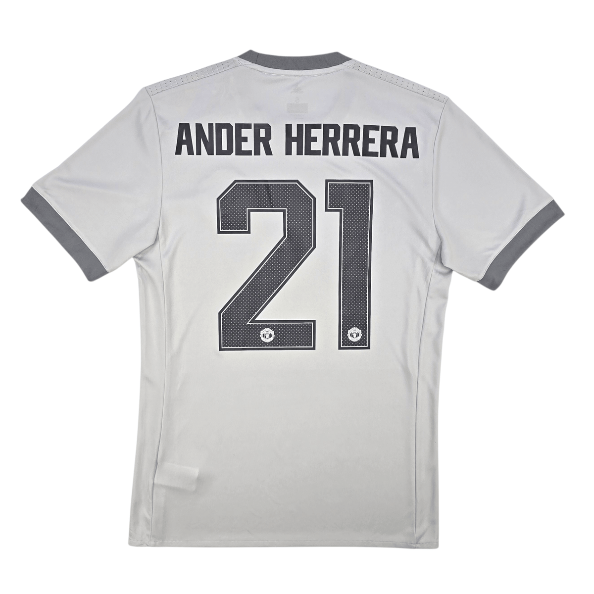 2017/18 Manchester United Third Football Shirt (S) Adidas 21 Herrera - Football Finery - FF302897