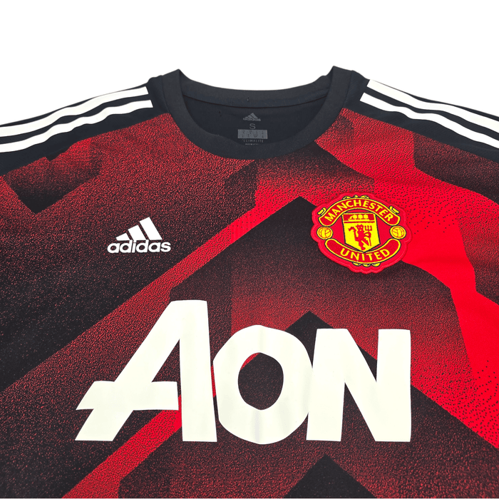 2017/18 Manchester United Training Top Football Shirt (S) Adidas - Football Finery - FF303258