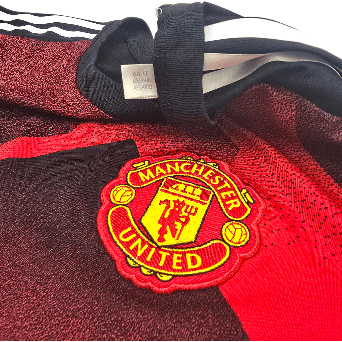2017/18 Manchester United Training Top Football Shirt (S) Adidas - Football Finery - FF303258