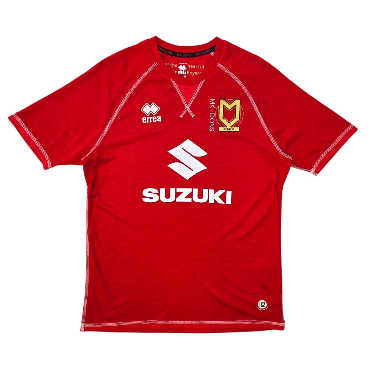 2017/18 MK Dons Away Football Shirt (M) Errea - Football Finery - FF303765