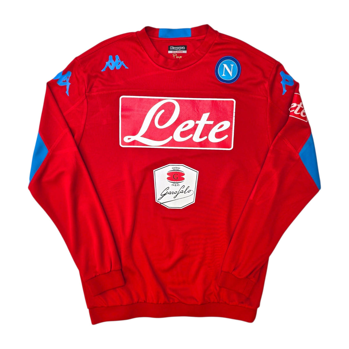 2017/18 Napoli Training Top (2XL) Kappa (Player Version) - Football Finery - FF308178