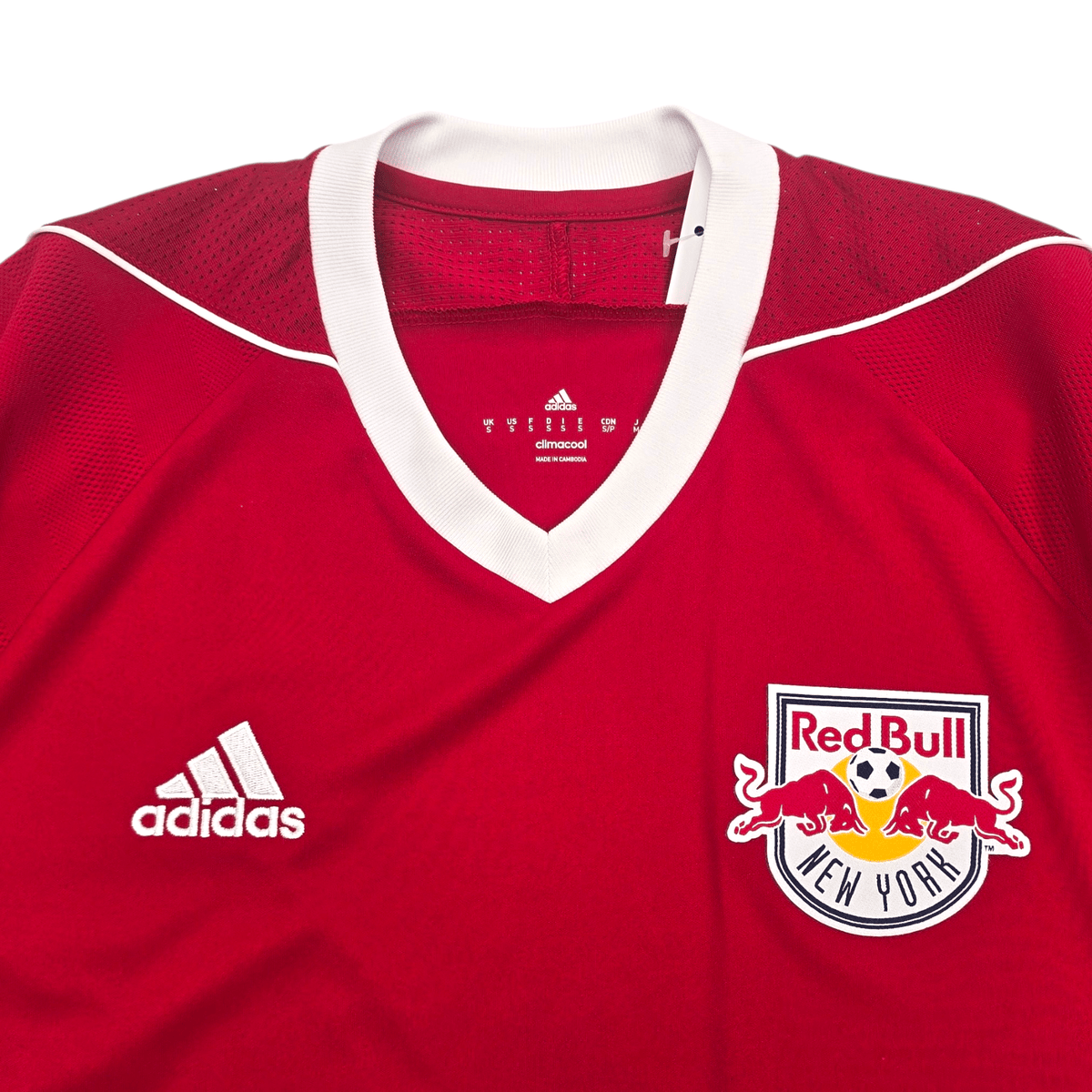 2017/18 New York Red Bulls Goal Keeper Football Shirt (S) Adidas - Football Finery - FF305180