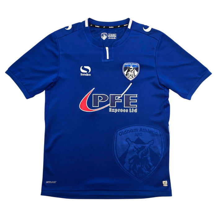 2017/18 Oldham Athletic Home Football Shirt (L) Sondico - Football Finery - FF304846