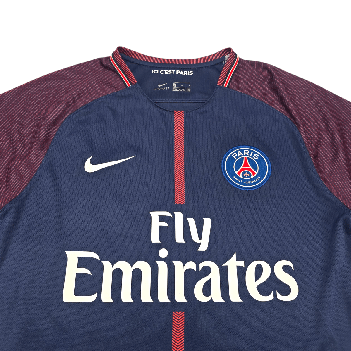 2017/18 PSG Home Football Shirt (L) Nike 10 Neymar Jr - Football Finery - FF302355