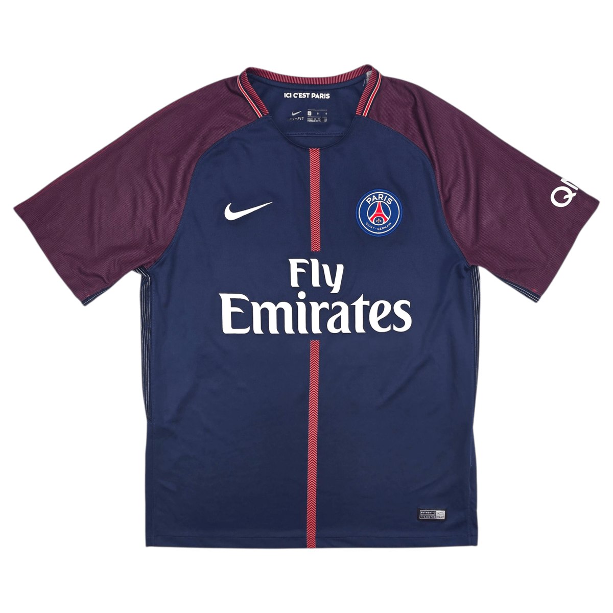 2017/18 PSG Home Football Shirt (L) Nike 10 Neymar Jr - Football Finery - FF302355