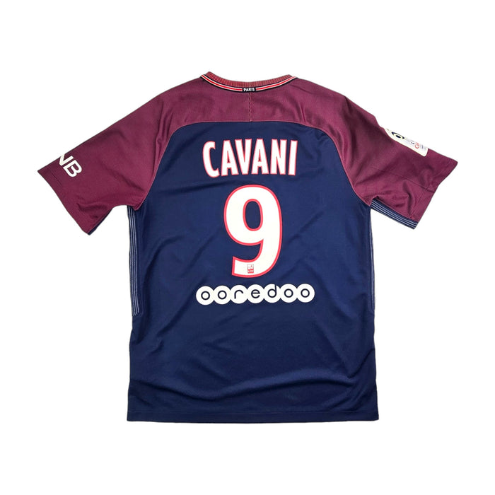 2017/18 PSG Home Football Shirt (M) Nike #9 Cavani - Football Finery - FF203591