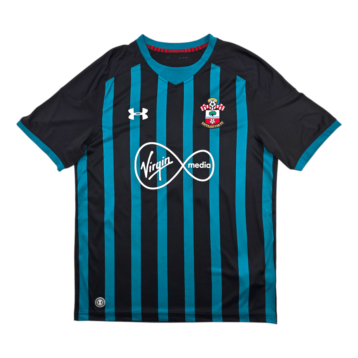 2017/18 Southampton Away Football Shirt (XL) Under Armour 20 Gabbiadini - Football Finery - FF304348
