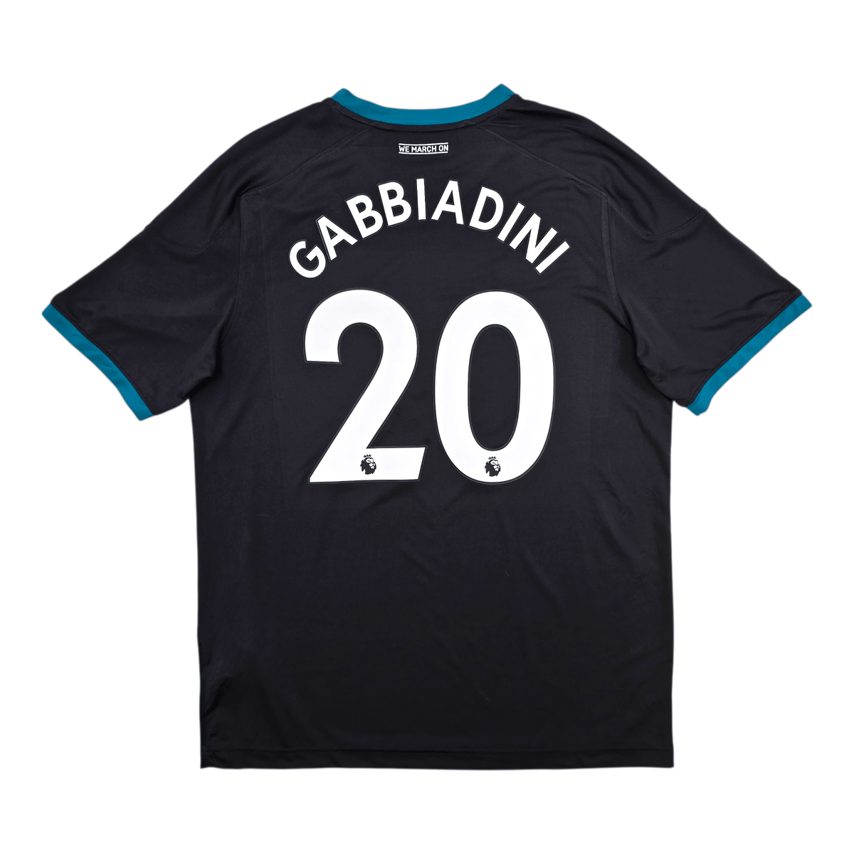 2017/18 Southampton Away Football Shirt (XL) Under Armour 20 Gabbiadini - Football Finery - FF304348
