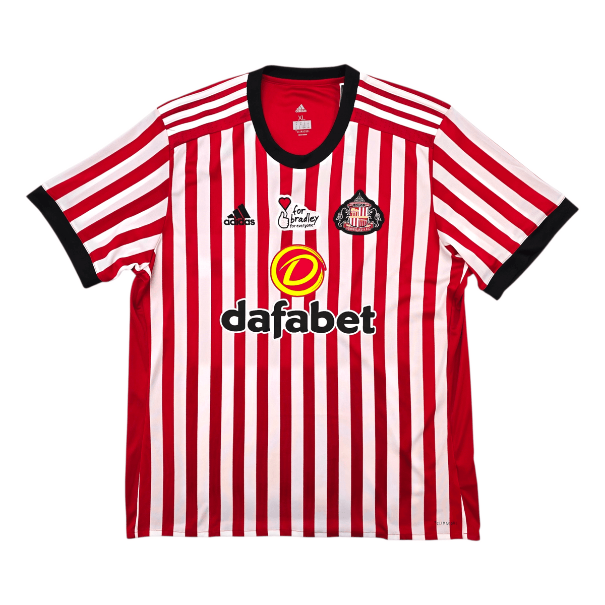 2017/18 Sunderland Home Football Shirt (XL) Adidas (BNWTs) - Football Finery - FF302260