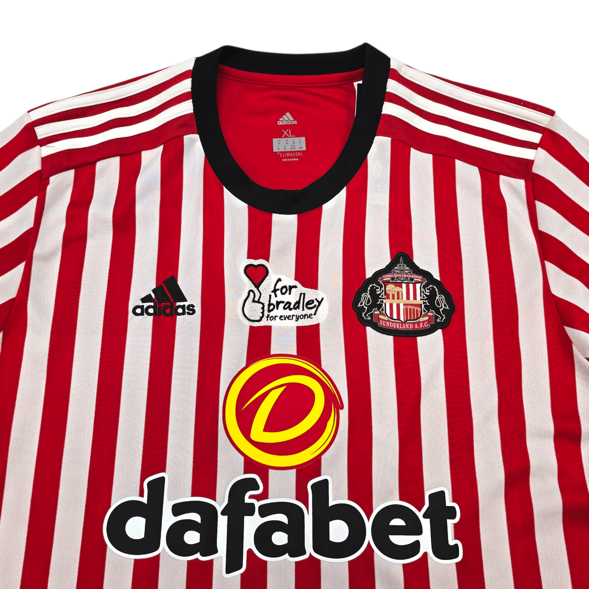2017/18 Sunderland Home Football Shirt (XL) Adidas (BNWTs) - Football Finery - FF302260
