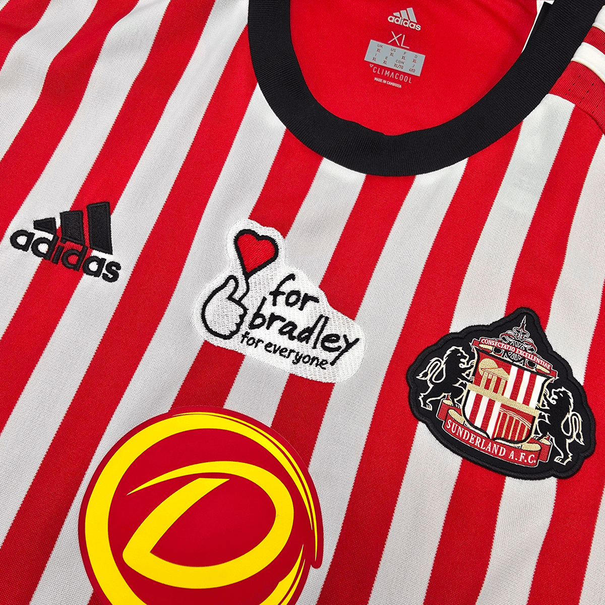 2017/18 Sunderland Home Football Shirt (XL) Adidas (BNWTs) - Football Finery - FF302260