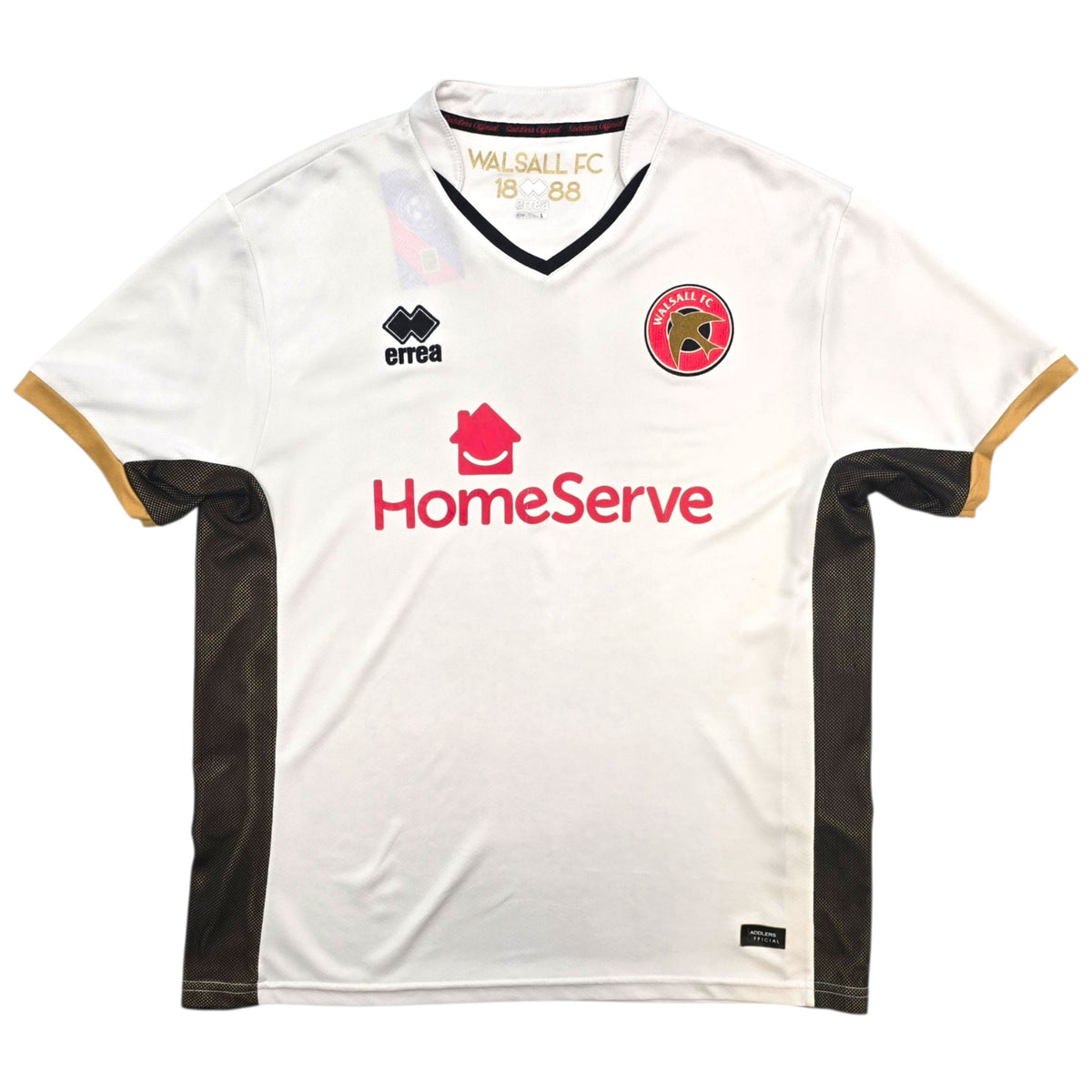 2017/18 Walsall Third Football Shirt (L) Errea - Football Finery - FF303487