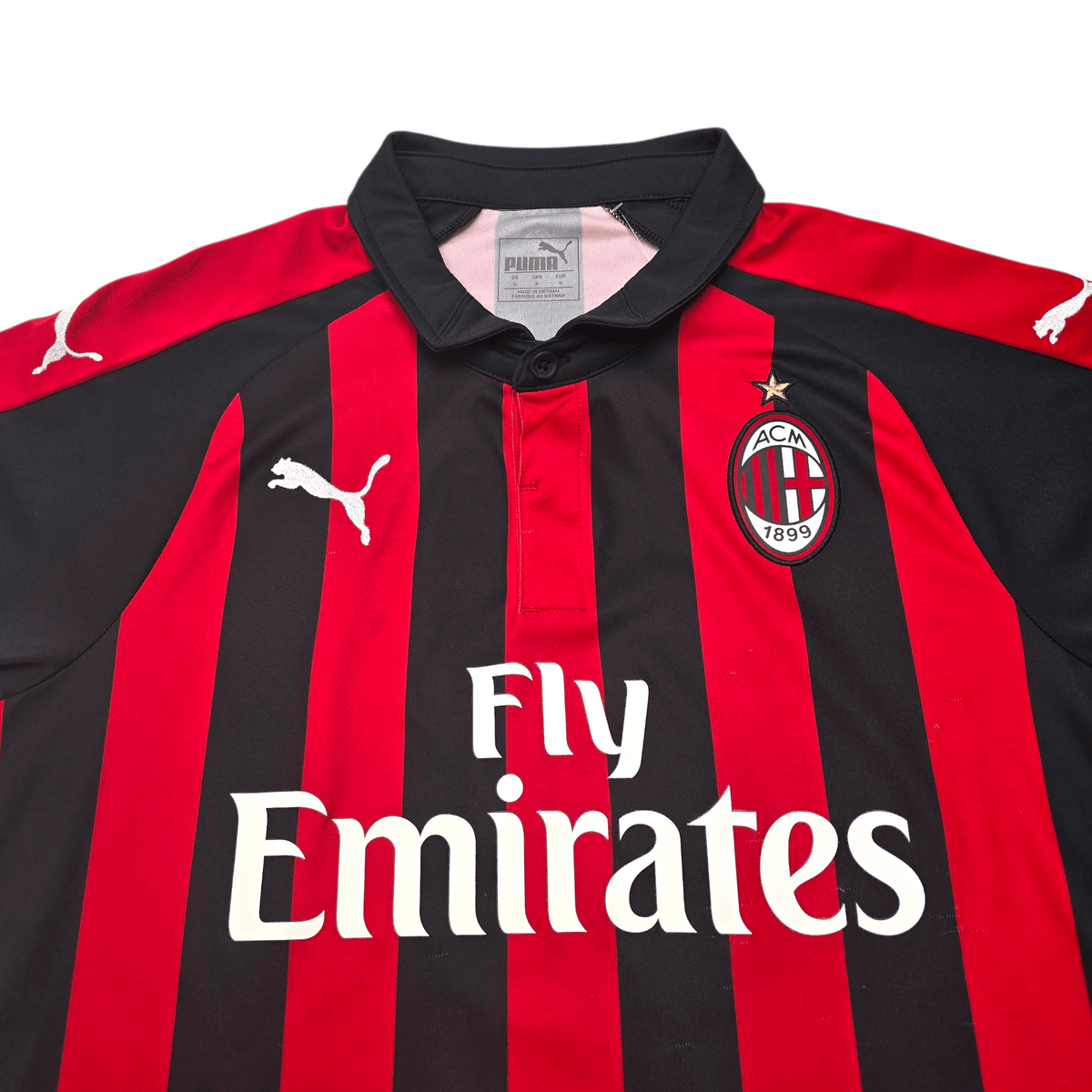 2018/19 AC Milan Home Football Shirt (S) Puma - Football Finery - FF303381
