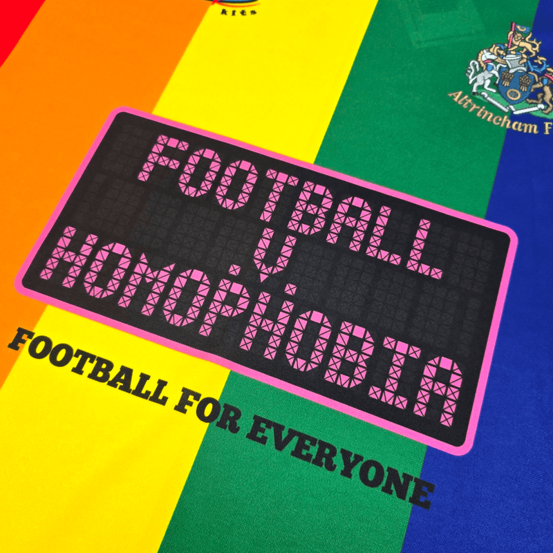 2018/19 Altrincham Special Football Shirt (L) SK Kits (Football v. Homophobia) - Football Finery - FF301794