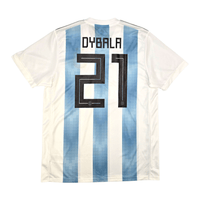 2018/19 Argentina Home Football Shirt (L) Adidas 21 Dybala (BNWTs) - Football Finery - FF302359