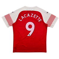 2018/19 Arsenal Home Football Shirt (L) Puma 9 Lacazette - Football Finery - FF302768
